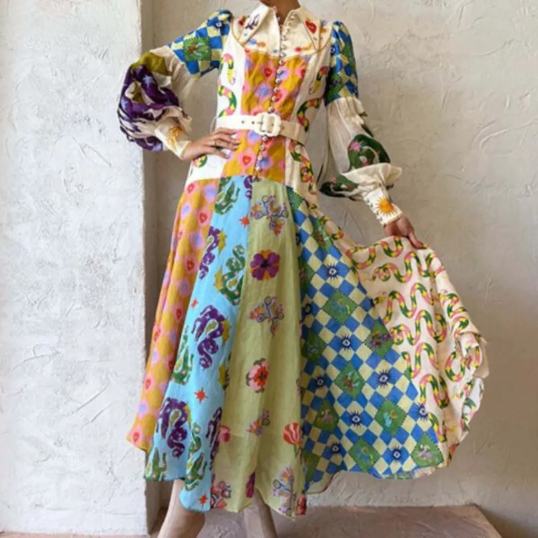 ARIELL™ | ELEGANT COLORFUL DRESS