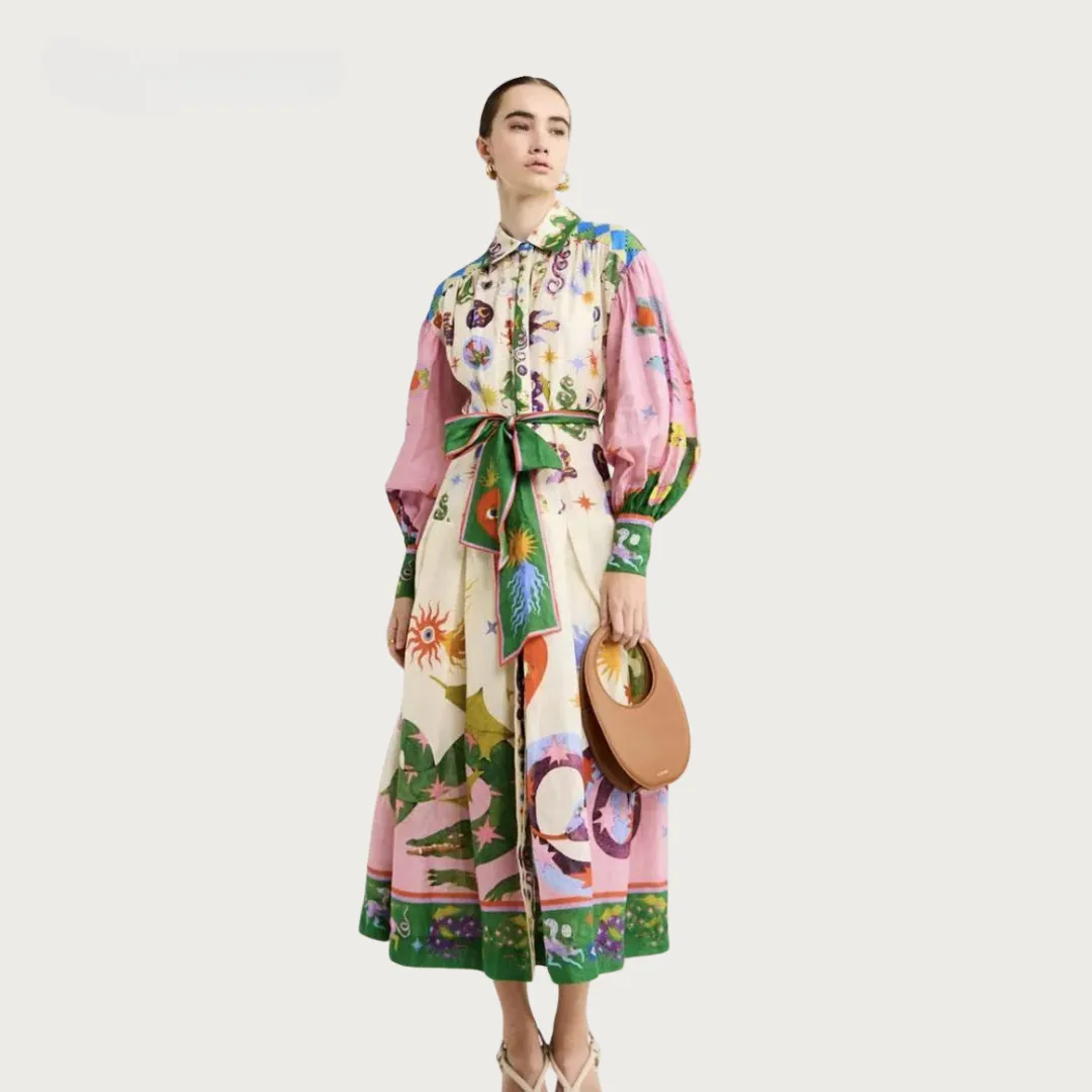 ARIELL™ | ELEGANT COLORFUL DRESS