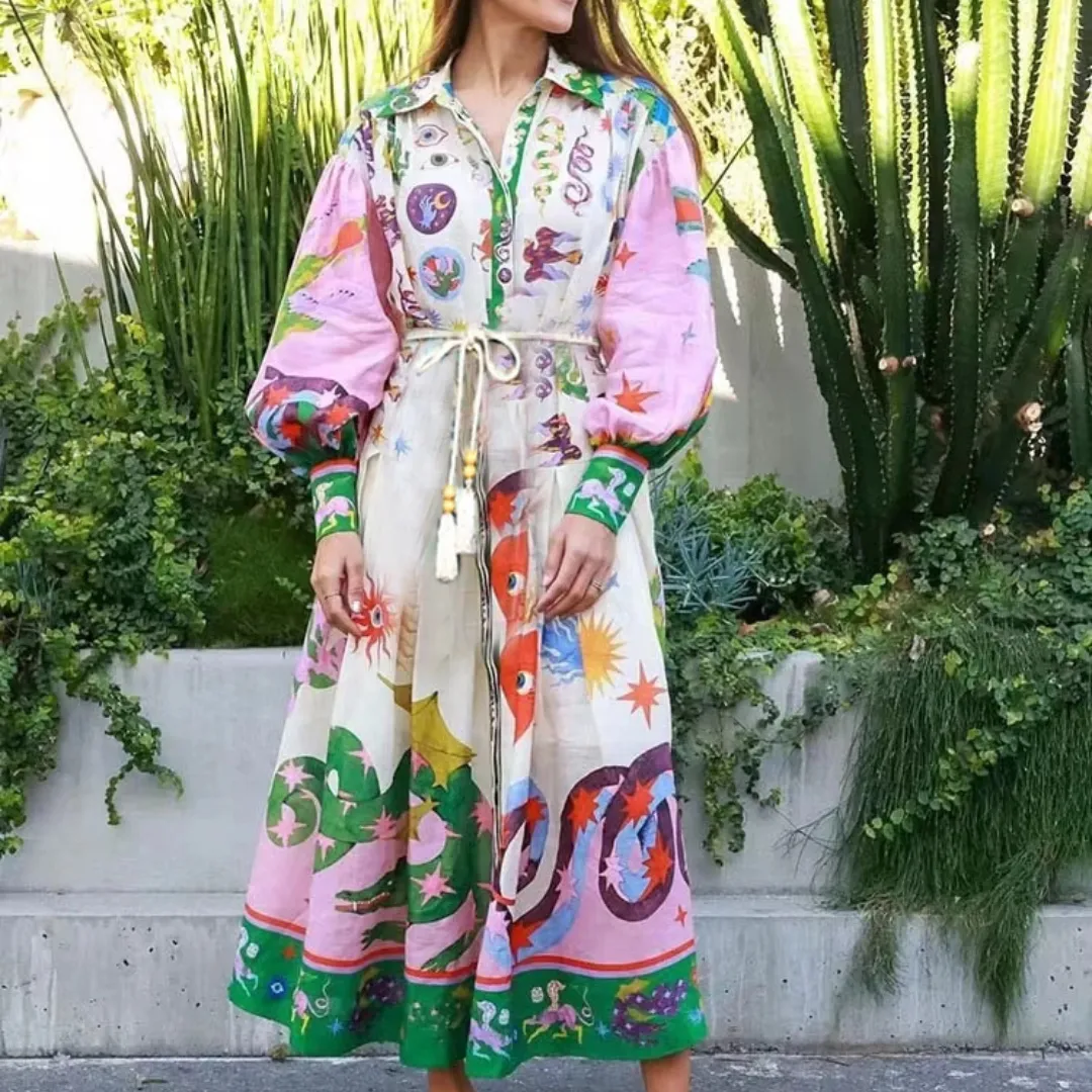 ARIELL™ | ELEGANT COLORFUL DRESS