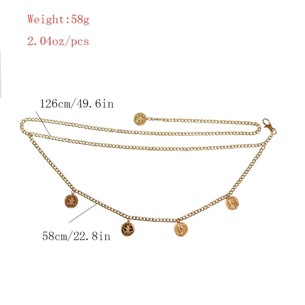 Boho Coin Waist Chain