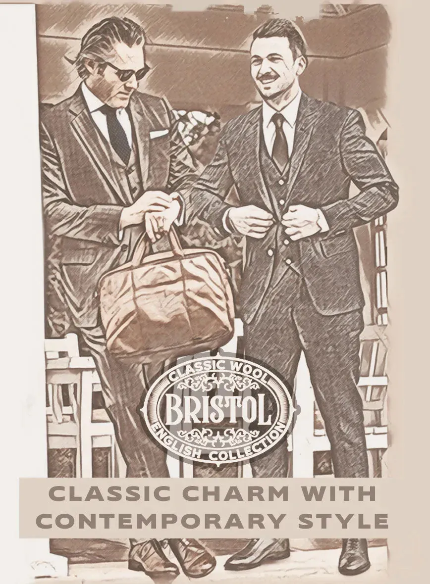Bristol Classic Gray Checks Jacket