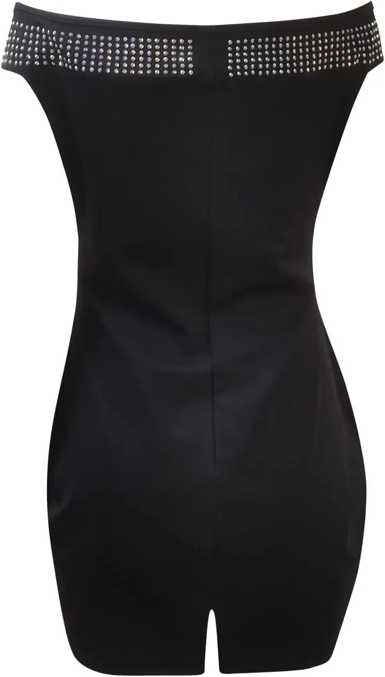 Cocktail Dress for Women,2024 Elegant Sexy Skinny Wedding Guest Dress,Trendy Ruched Slit Irregular Party Dress