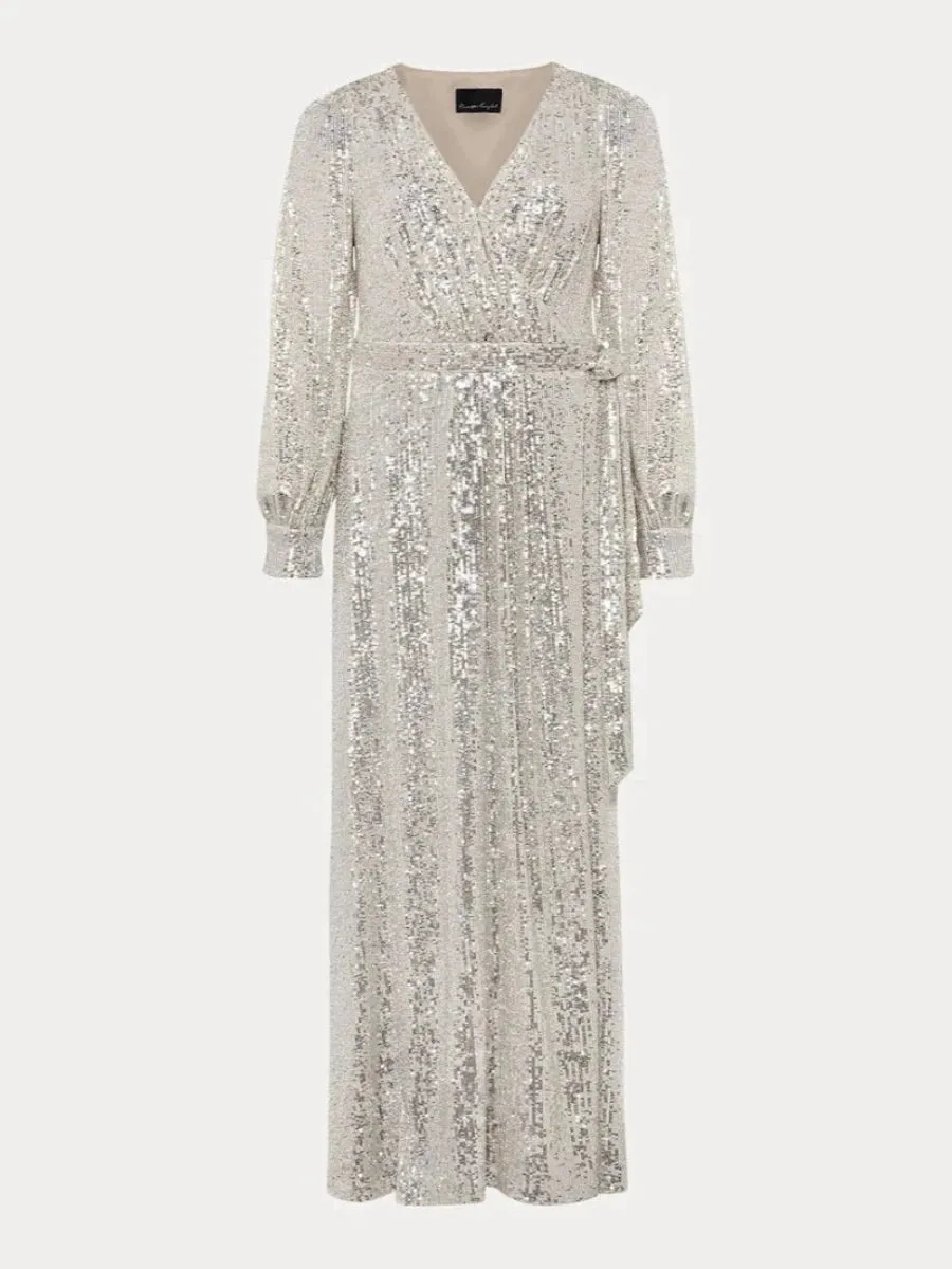 Elegant Sequin Maxi Dress