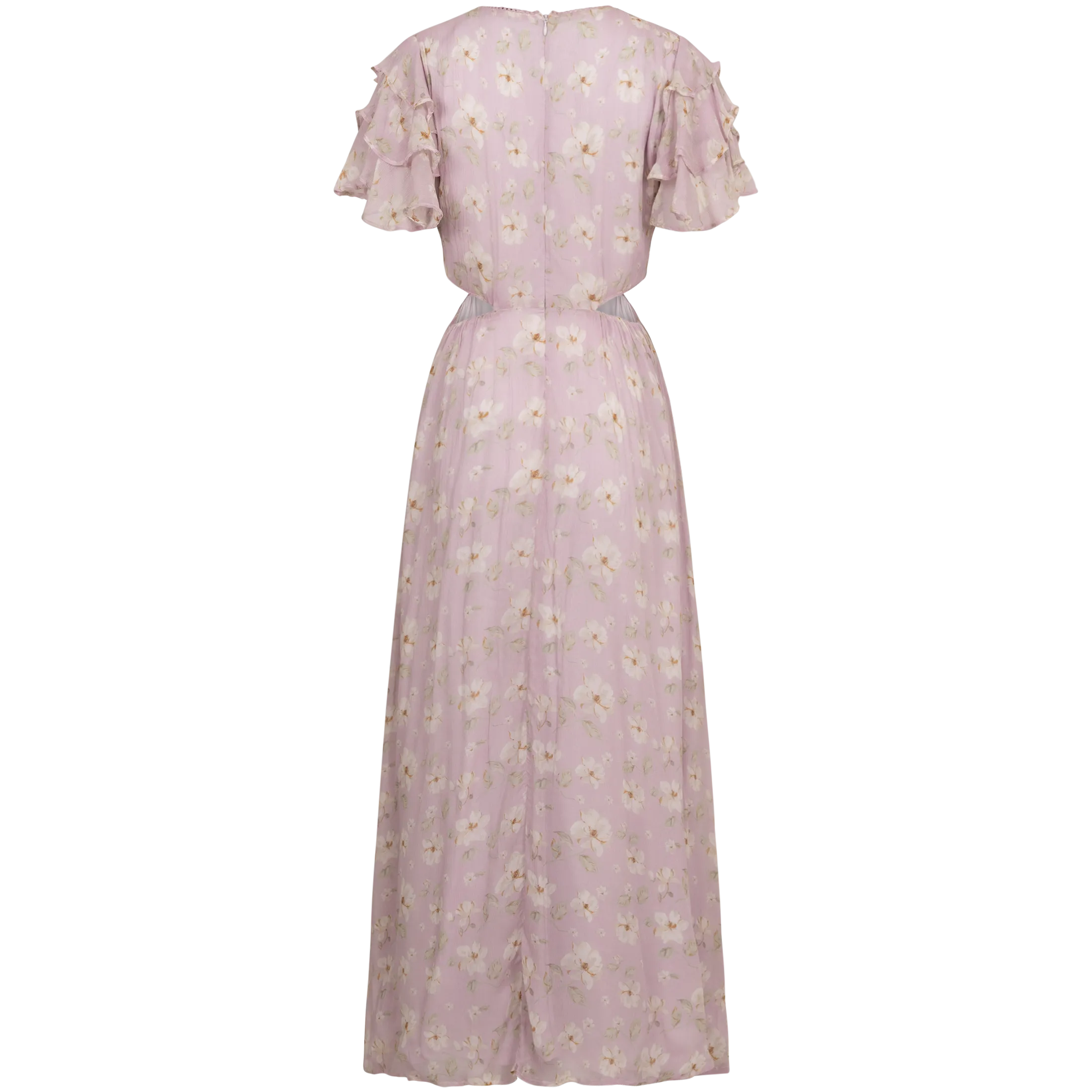 Elise Dress - Lavender Peony Print