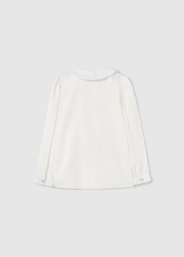 Girls Satin Poplin Blouse