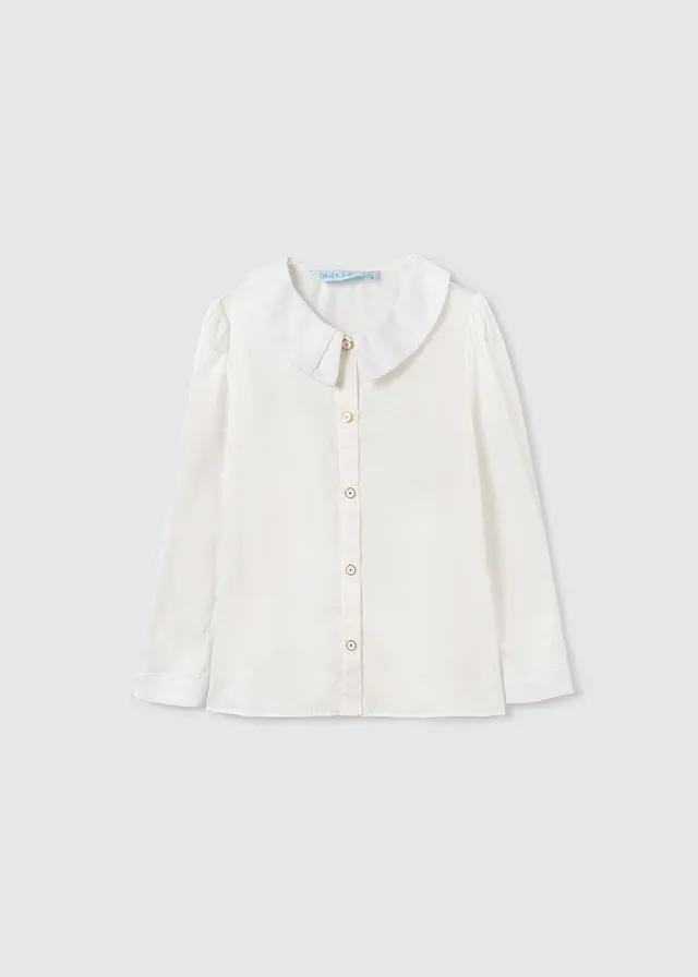 Girls Satin Poplin Blouse
