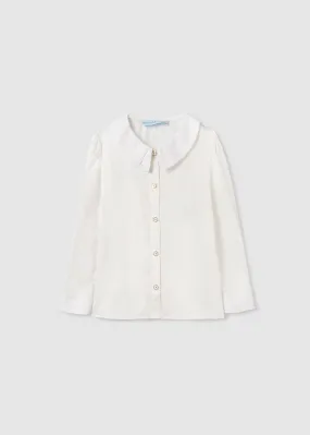 Girls Satin Poplin Blouse