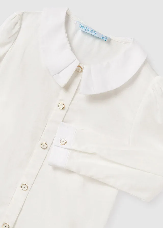 Girls Satin Poplin Blouse