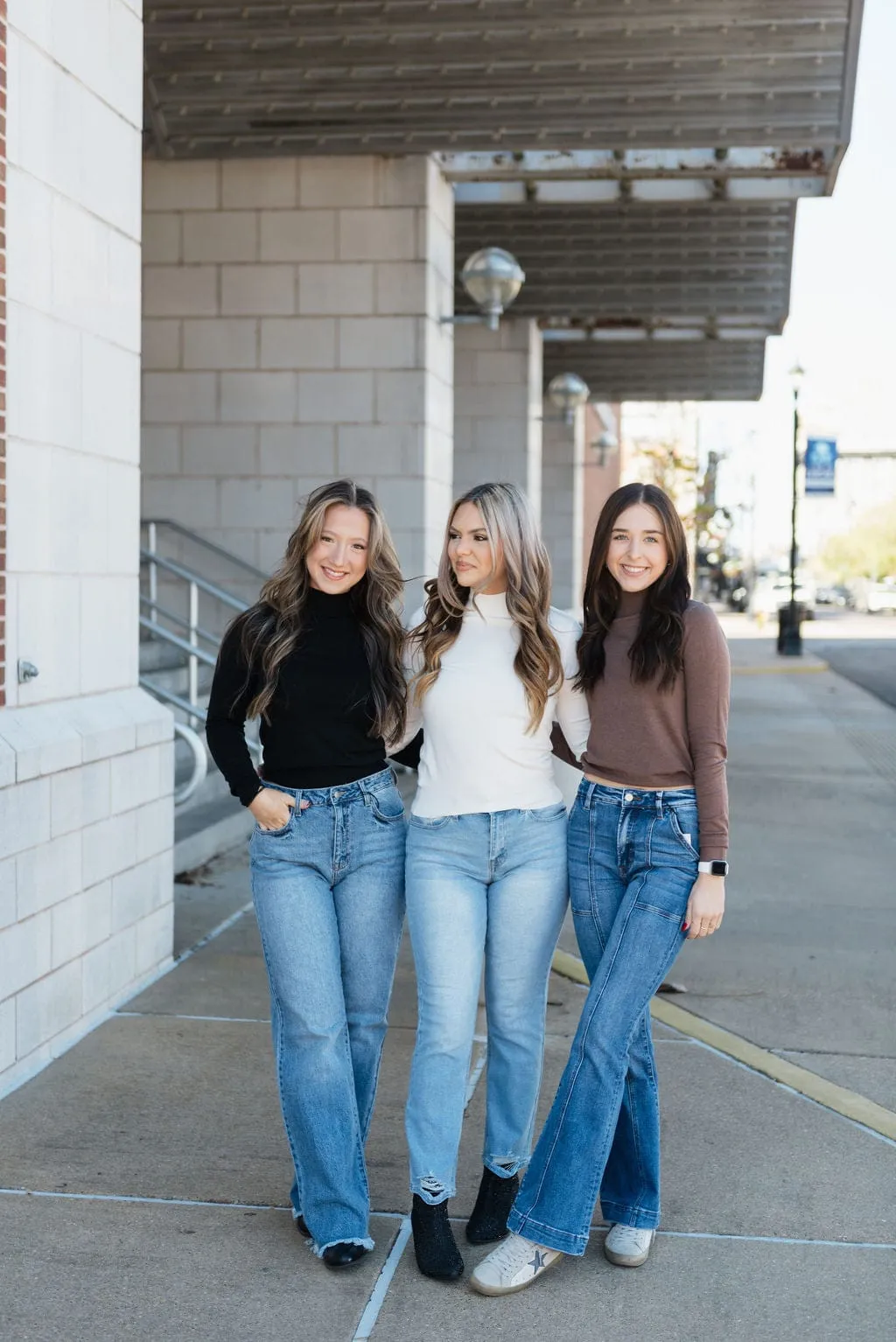 Jelly Jeans Pleated Utility Flares