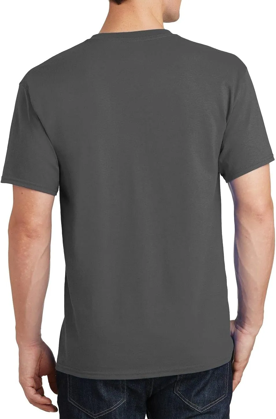 JustBlanks Mens 100% Cotton T-Shirt for Men Short Sleeves Men's t-Shirt Crew T-Shirt Crewneck Tee