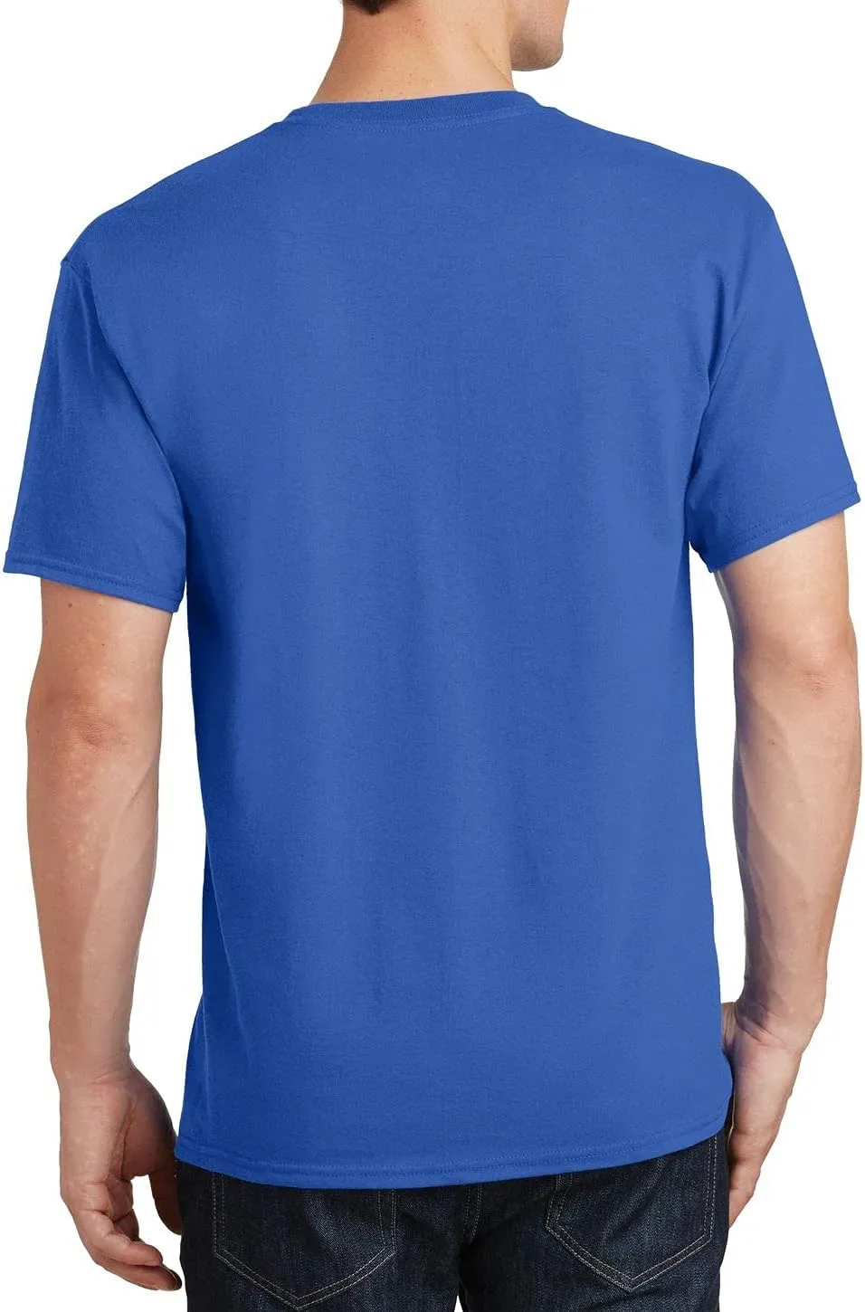 JustBlanks Mens 100% Cotton T-Shirt for Men Short Sleeves Men's t-Shirt Crew T-Shirt Crewneck Tee