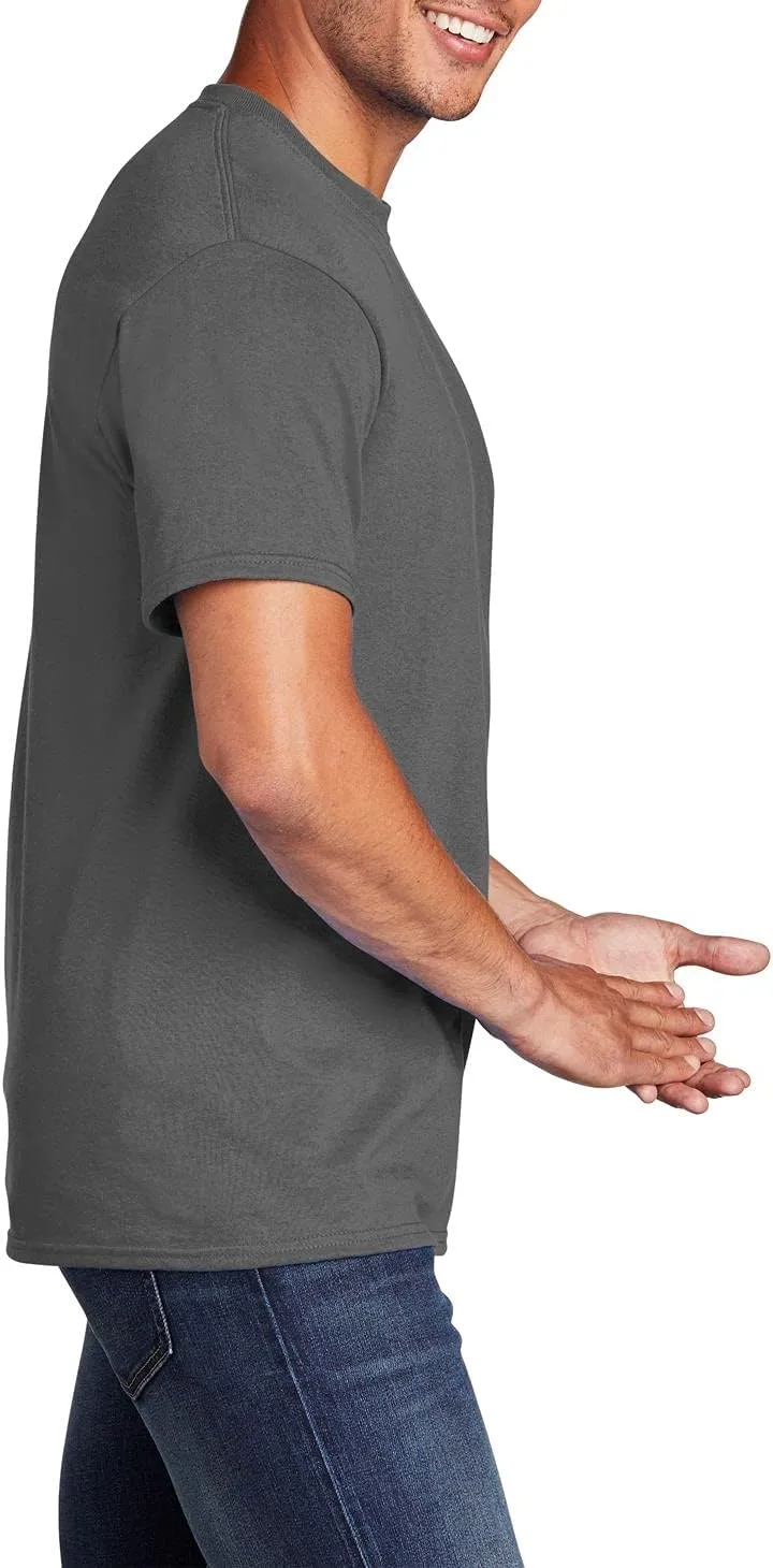 JustBlanks Mens 100% Cotton T-Shirt for Men Short Sleeves Men's t-Shirt Crew T-Shirt Crewneck Tee