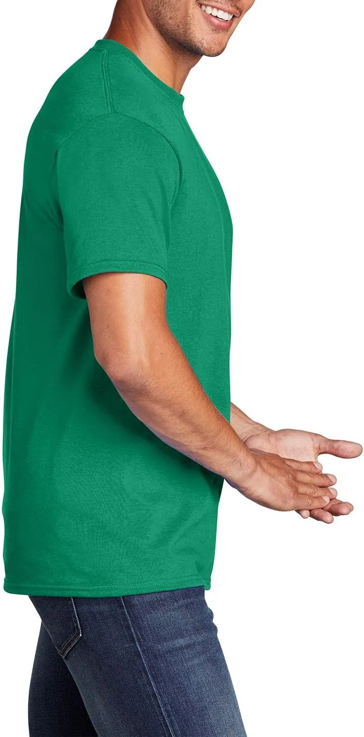 JustBlanks Mens 100% Cotton T-Shirt for Men Short Sleeves Men's t-Shirt Crew T-Shirt Crewneck Tee