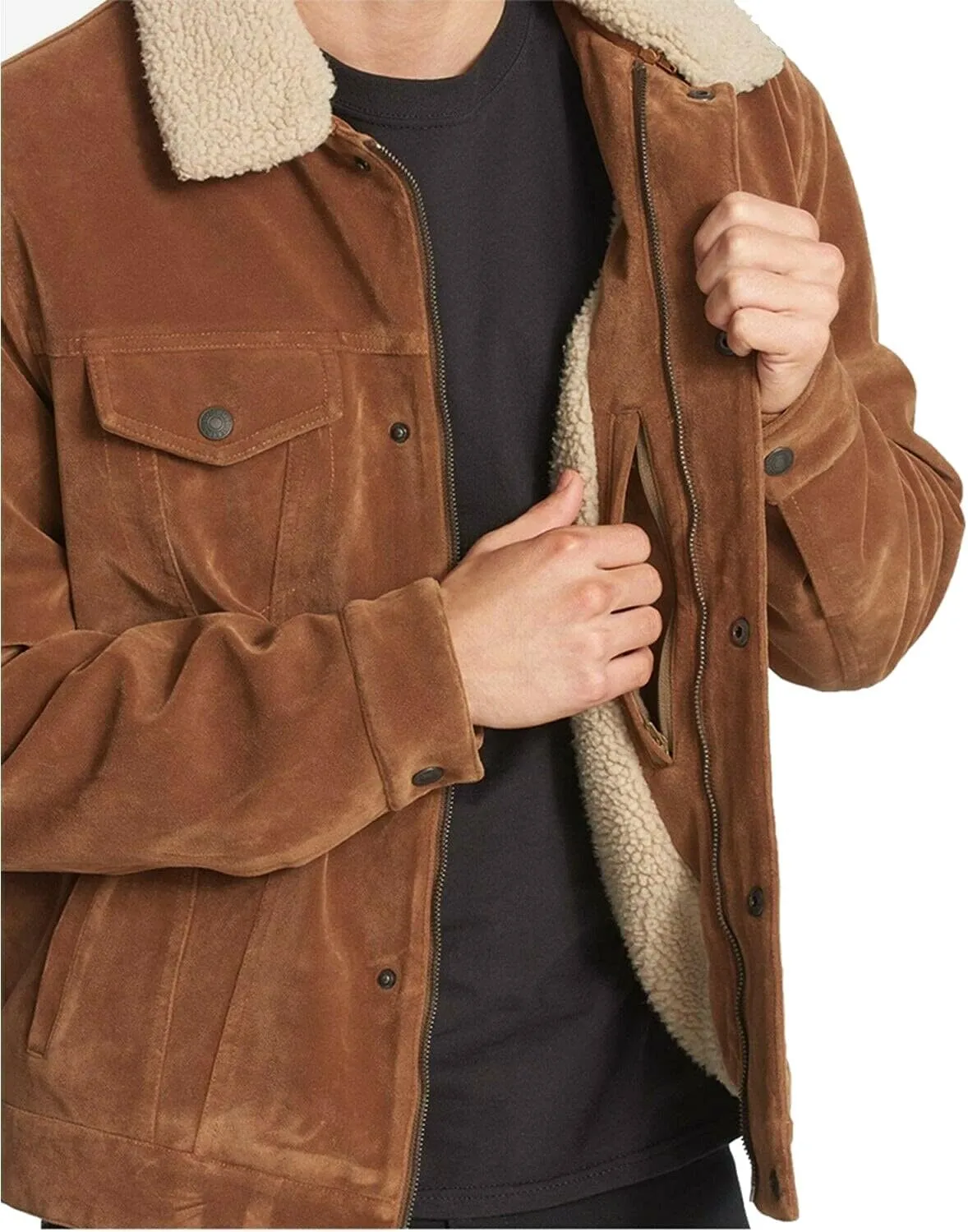 Levi's Men's Faux Leather Classic Trucker Jacket