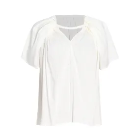 Loose Solid Minimalist T Shirt For Women Round Neck Short Sleeve Casaul T Shirts Female Summer Clothing