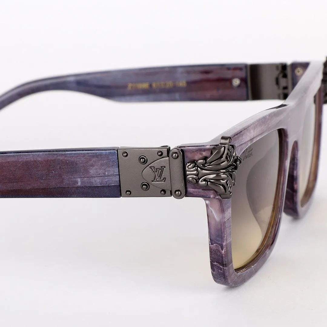 Louis Vuitton Classic Spring Square Purple Sunglasses