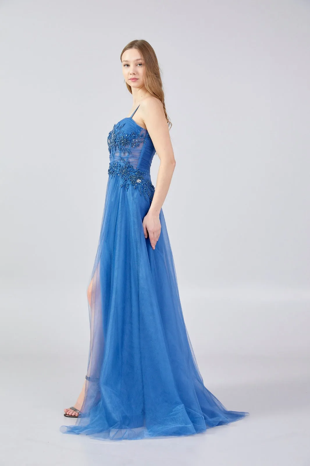 Maxi Flowy Tulle Dress