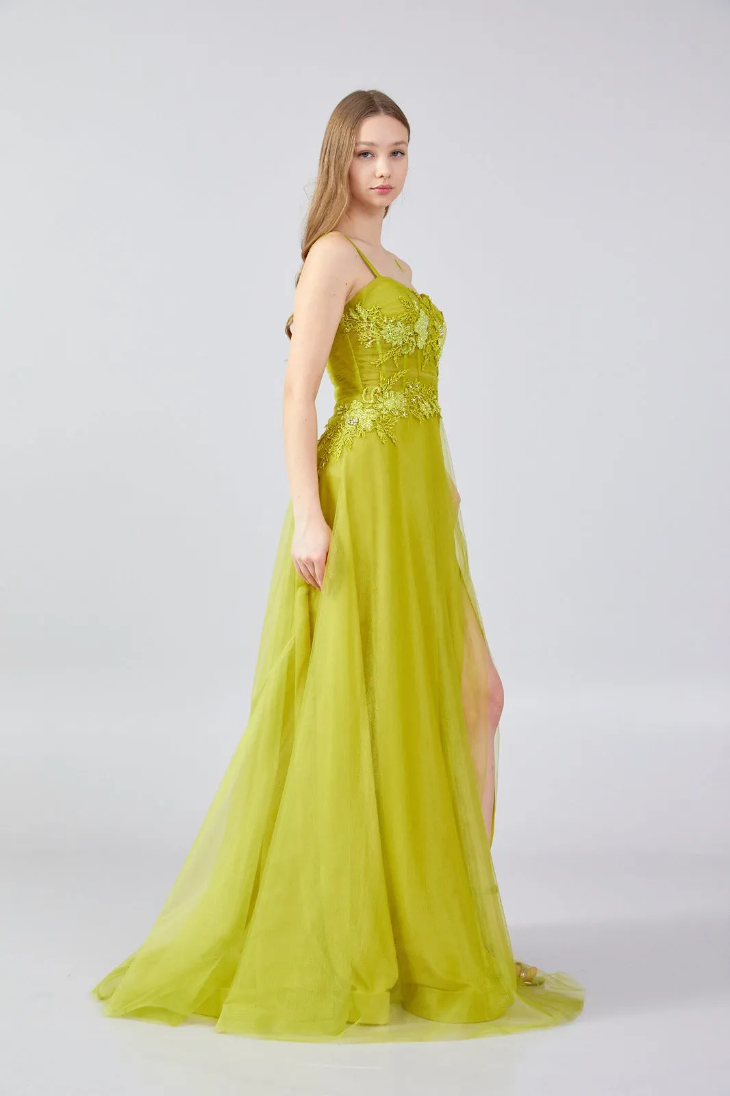 Maxi Flowy Tulle Dress