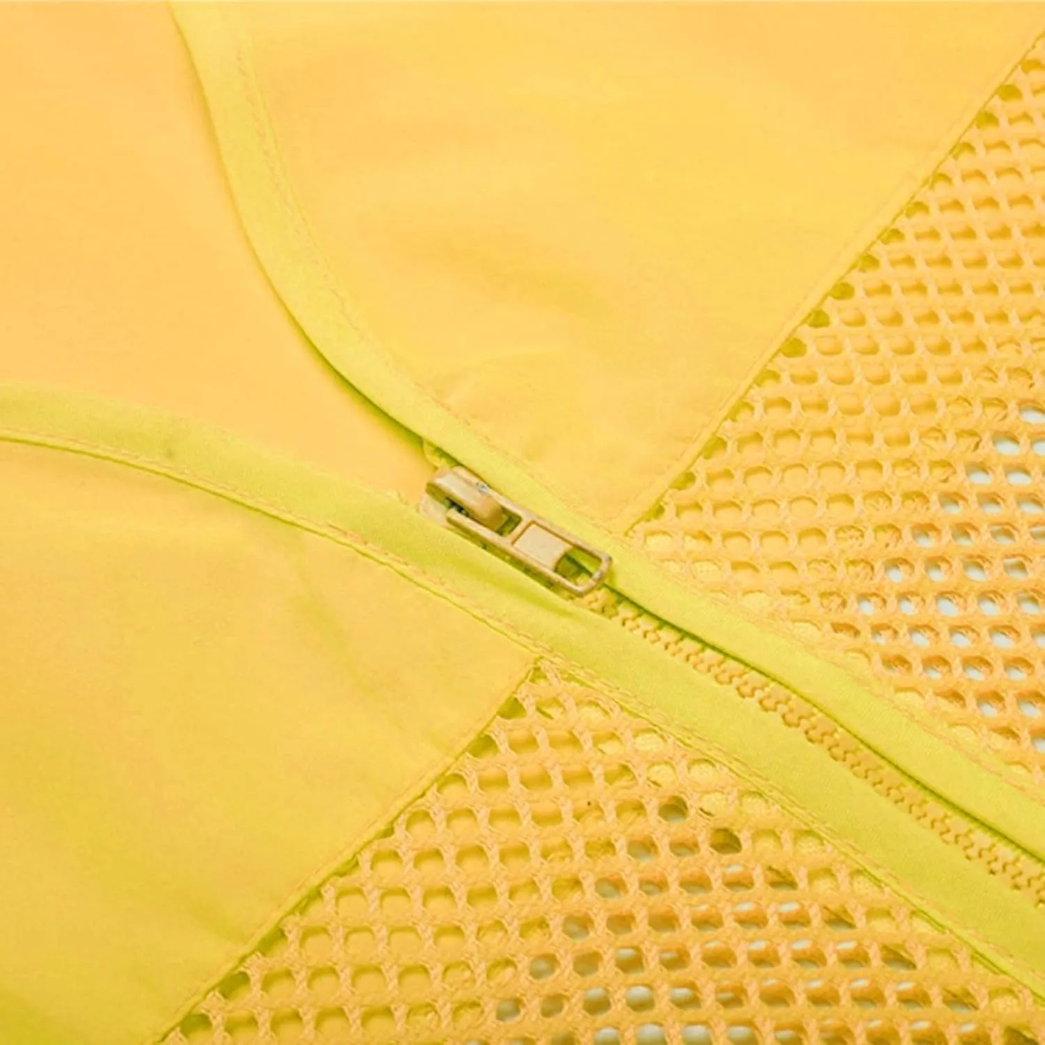 Mens Breathable Mesh Vest Jacket Summer Casual Lightweight Cycling Travel Zip Up Vests Outdoor Fishing Work Waistcoat