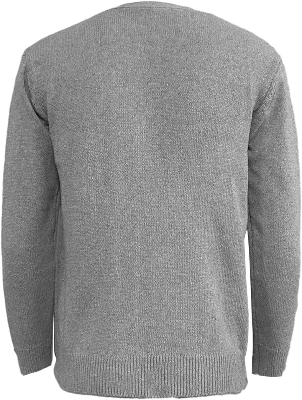 Mens Loose Button Up Knit Cardigan Soft Lightweight V-Neck Long Sleeve Sweater Basic Designed Knitted Outwear