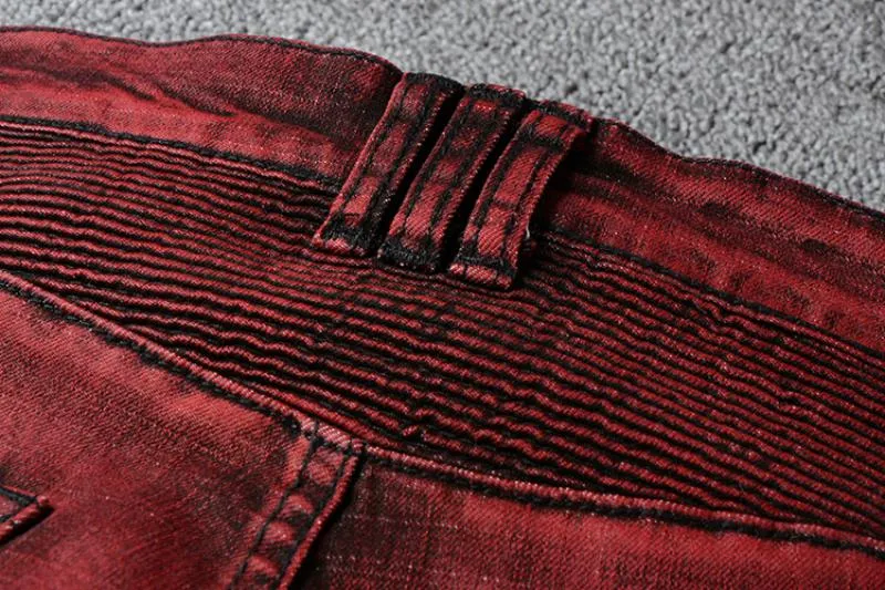 Men's Slim Ripped Stretchy Jeans
