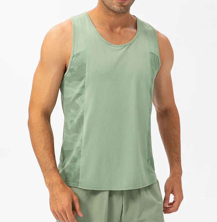Men's Sports Vest Loose T-Shirt Breathable Quick Drying