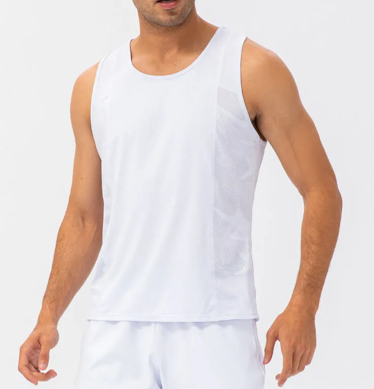 Men's Sports Vest Loose T-Shirt Breathable Quick Drying