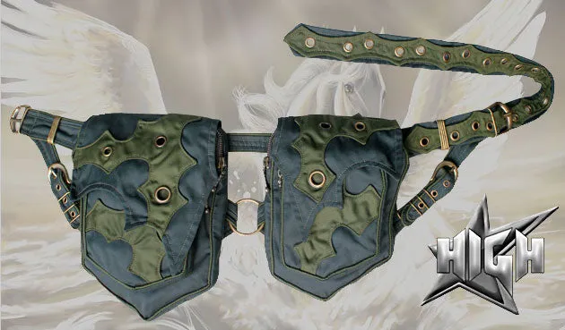 Pegasus men's twin pocket Belt Bags