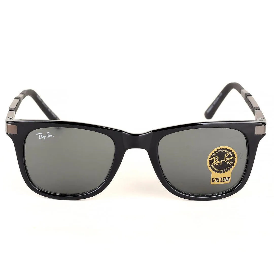 Ray-Ban G-15 Lens Silver Black Hand Designed Sunglasses