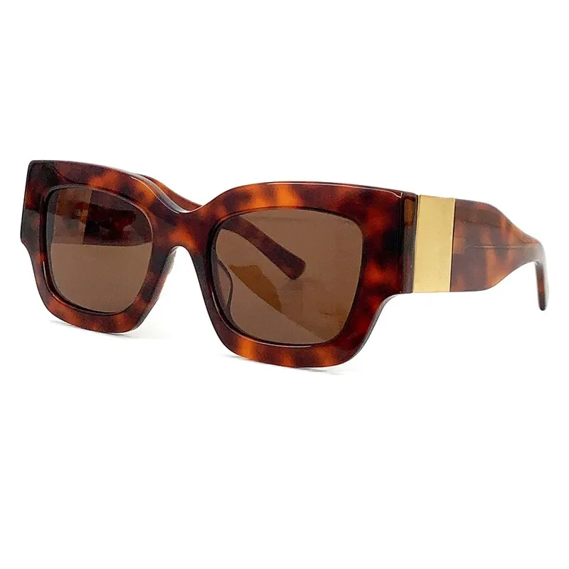 Retro Sunglasses Female Luxury Square Outdoor Sunscreen Sunglasses Female Fashion Gradient Trendy Protective Glasses