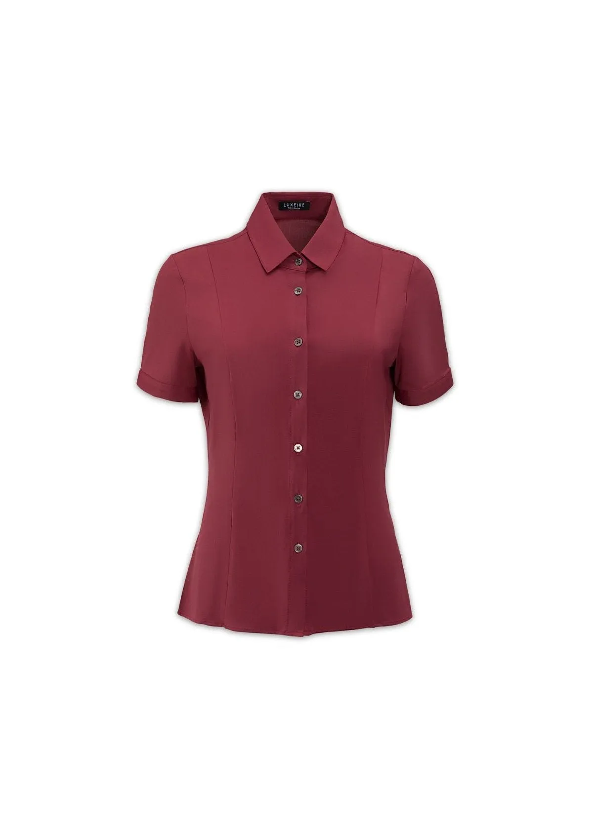 Short Sleeve Fitted Blouse