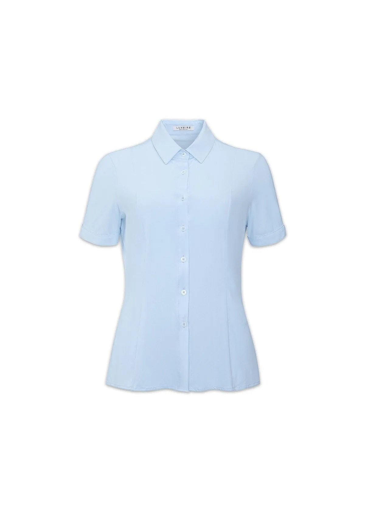 Short Sleeve Fitted Blouse