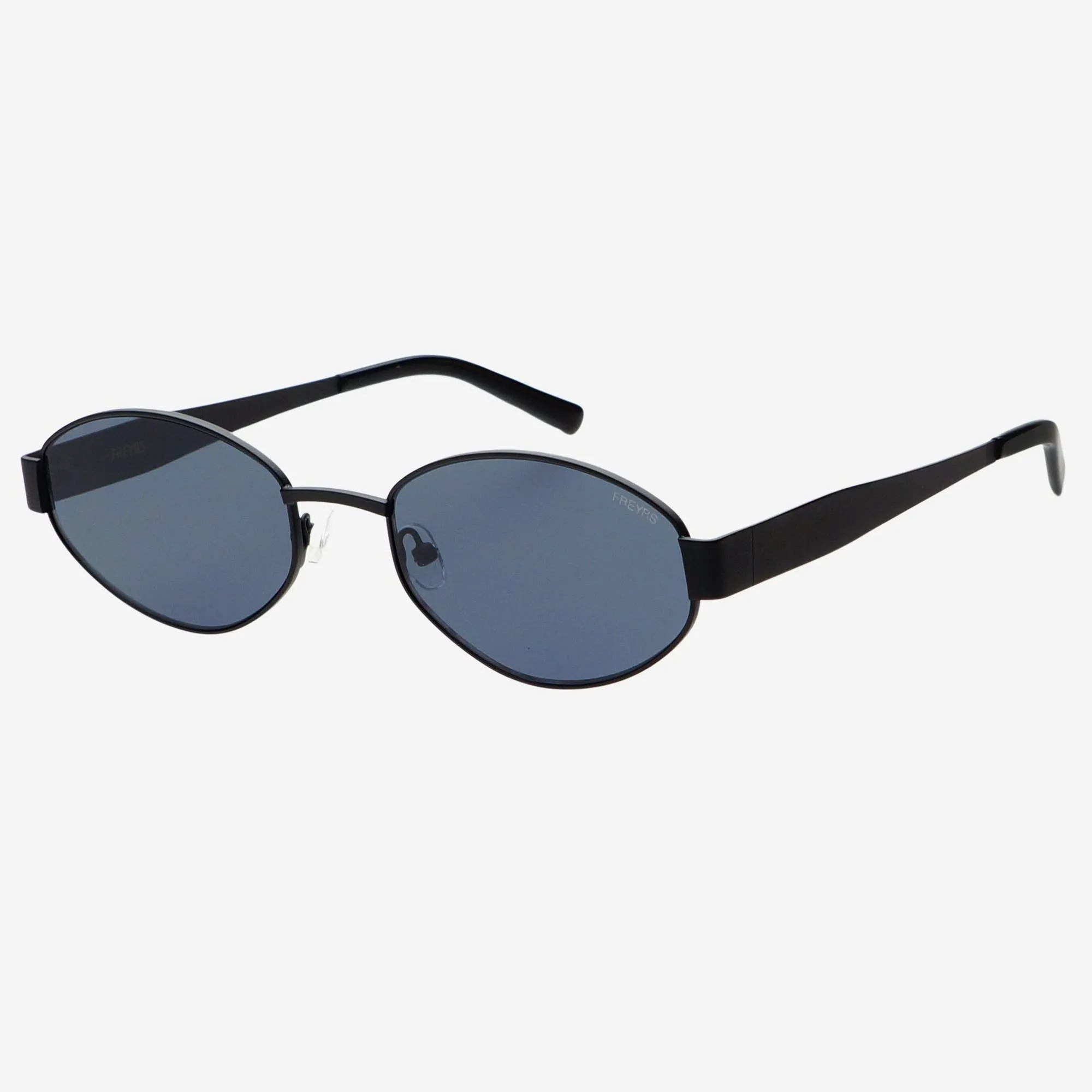 Soho Oval Sunglasses - Black