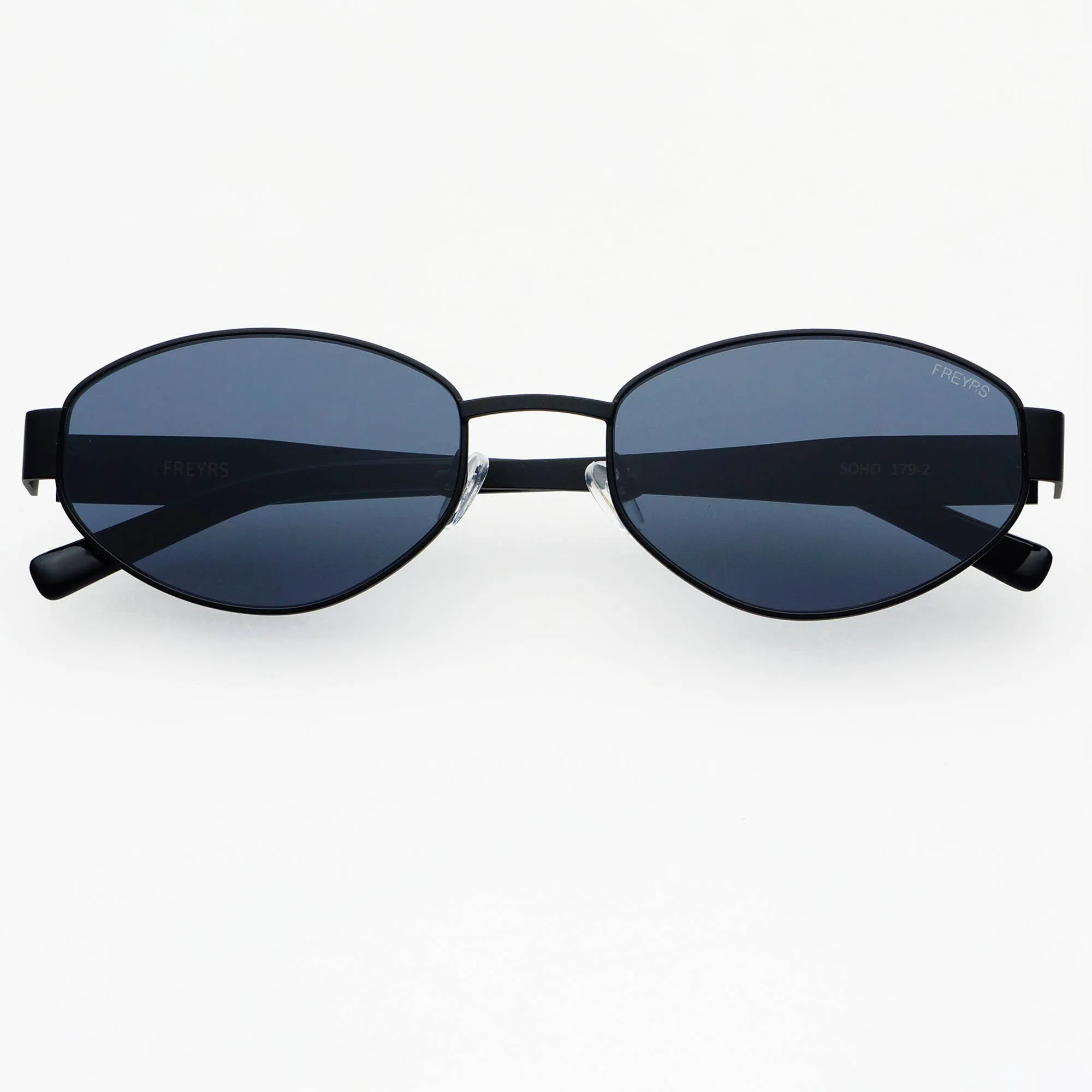 Soho Oval Sunglasses - Black
