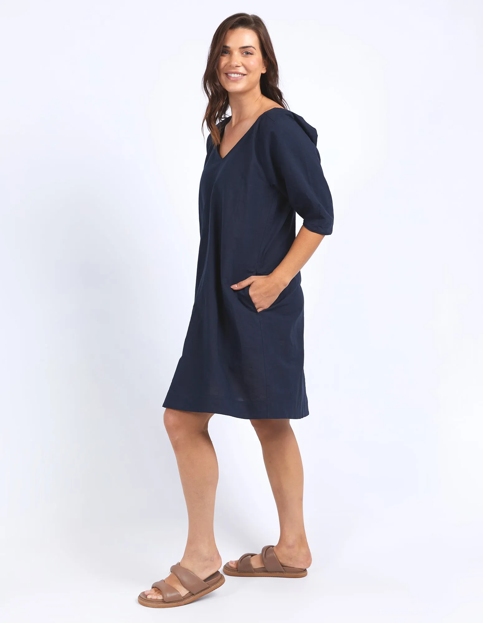 Stevie Dress Dark Sapphire