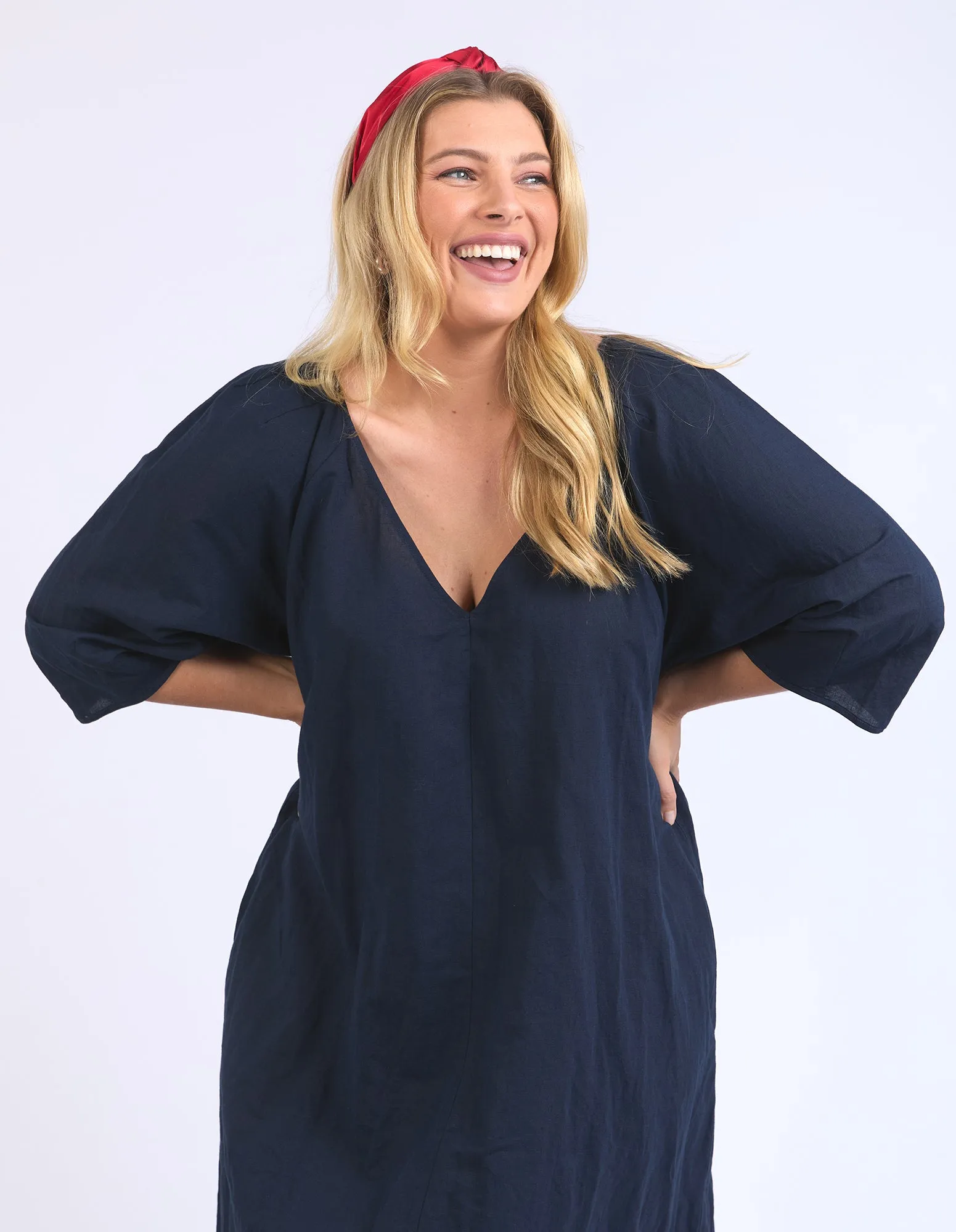 Stevie Dress Dark Sapphire