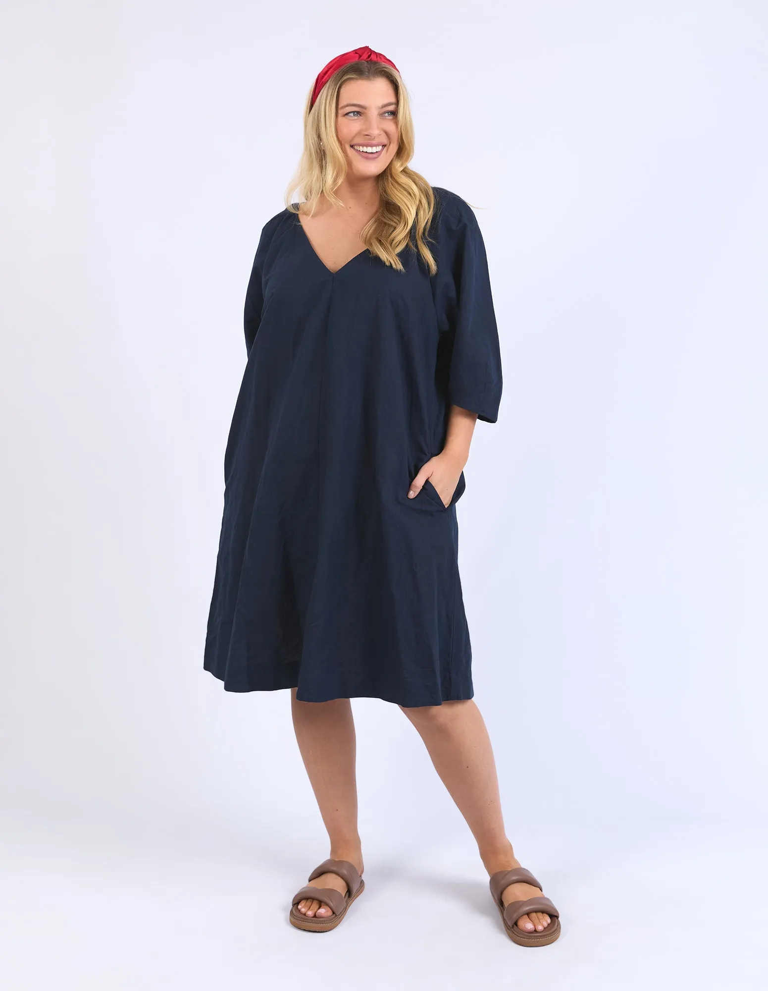 Stevie Dress Dark Sapphire