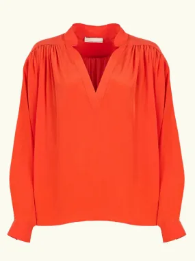 VANESSA BRUNO - Calvin Blouse - Coquelicot