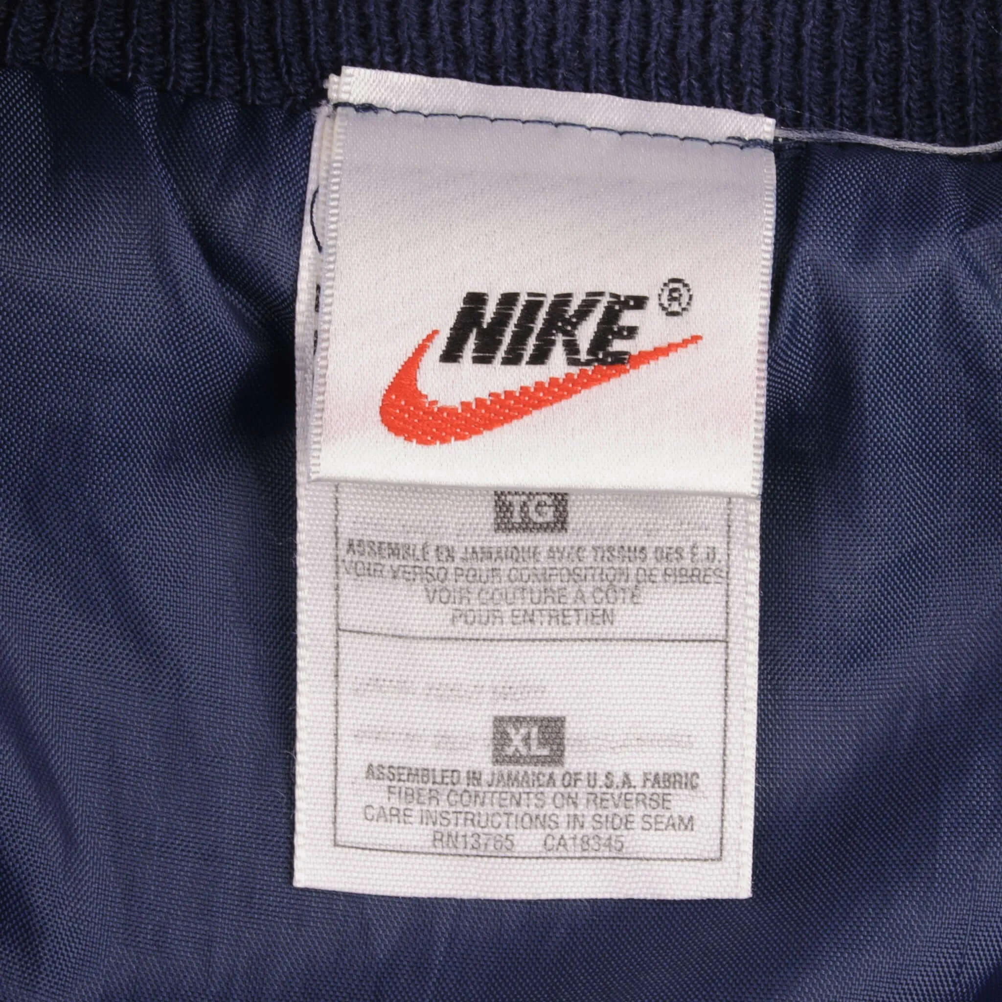 VINTAGE NIKE CLASSIC SWOOSH VARSITY JACKET 1990S SIZE XL
