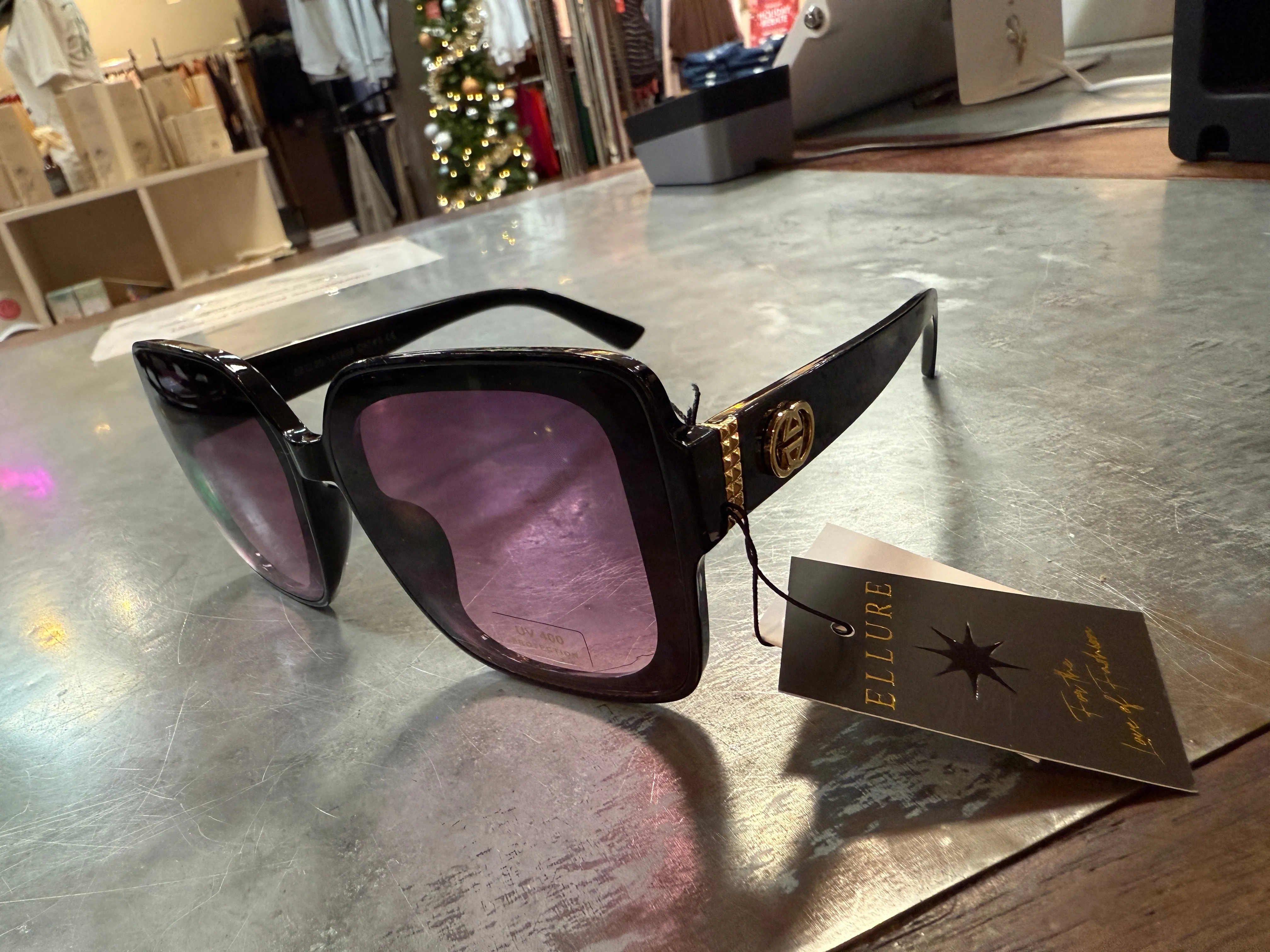 Womens Boxy Fashion Sunglasses