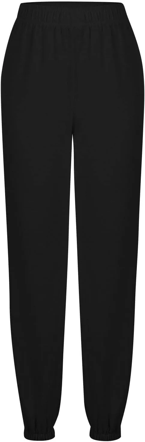 Womens Jogger Sweatpants Baggy Casual Capri Pants Oversized Straight Leg Sweatpants Comfy Athletic Joggers with Pocket