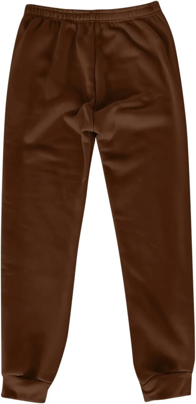 Women's Wide Leg Sweatpants Elastic High Waisted Fleece Baggy Joggers Casual Comfy Workout Lounge Yoga Pants Pockets